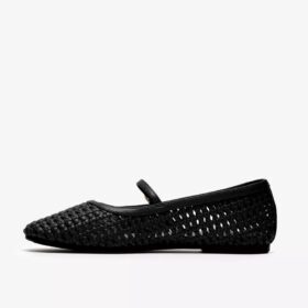 Chaussures Livia Sky noires tissées pour femme Chaussures Livia Sky noires tissées pour femme