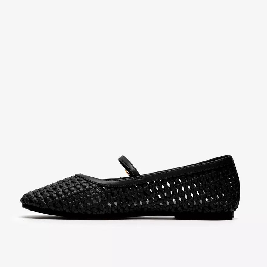 Chaussures Livia Sky noires tissées pour femme Chaussures Livia Sky noires tissées pour femme