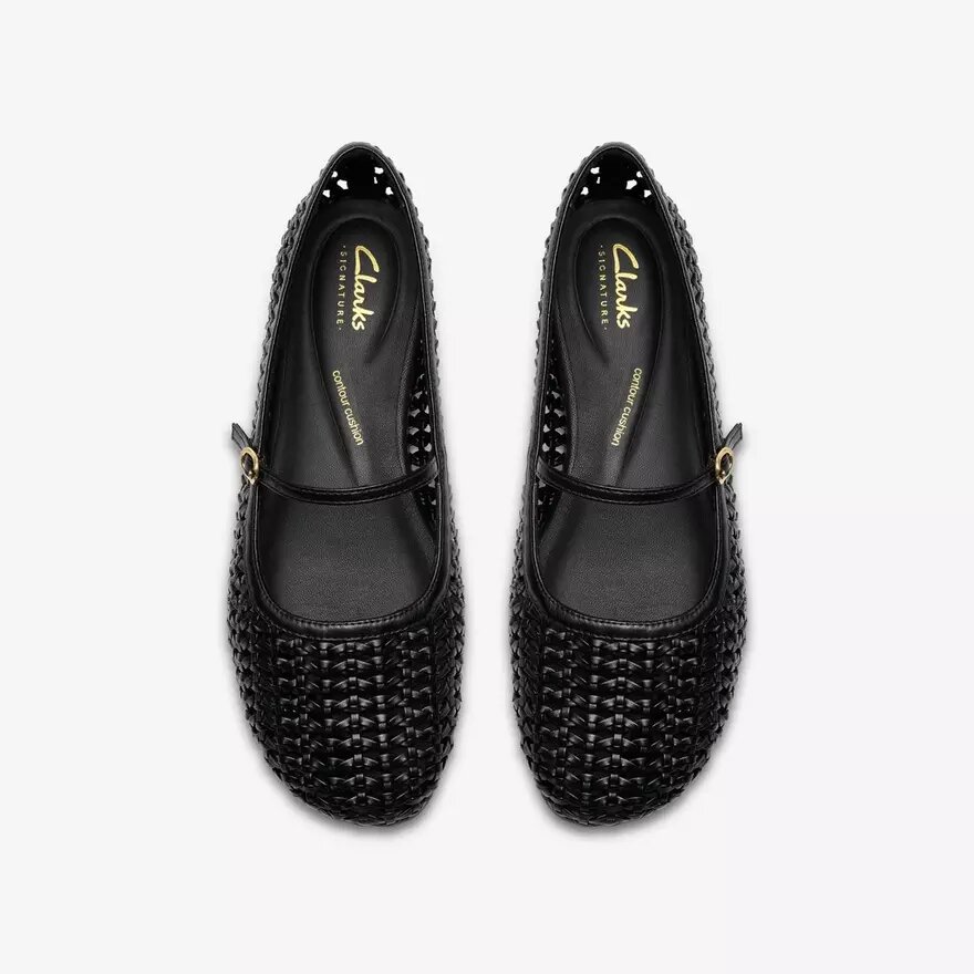 Chaussures Livia Sky noires tissées pour femme Chaussures Livia Sky noires tissées pour femme