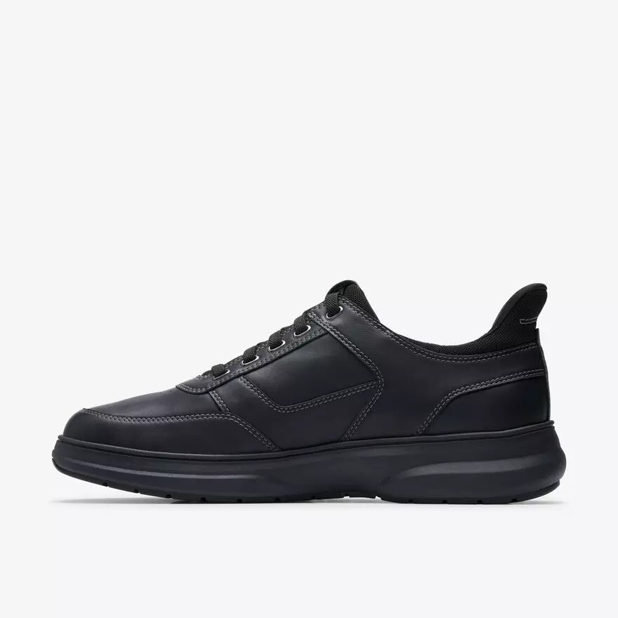 Chaussures Mullan Easy en cuir noir pour homme Chaussures Mullan Easy en cuir noir pour homme