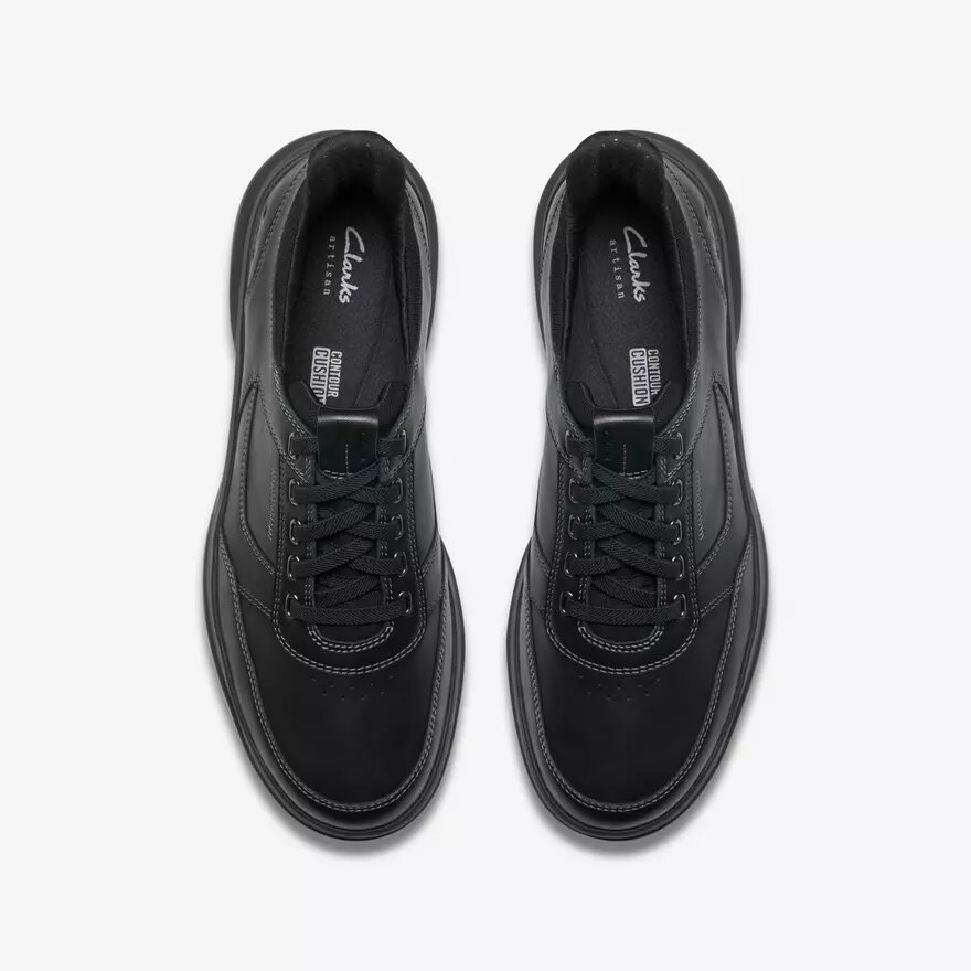 Chaussures Mullan Easy en cuir noir pour homme Chaussures Mullan Easy en cuir noir pour homme