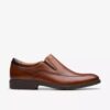 Chaussures pour homme Eldredge Step en cuir brun foncé Chaussures pour homme Eldredge Step en cuir brun foncé