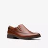 Chaussures pour homme Eldredge Step en cuir brun foncé Chaussures pour homme Eldredge Step en cuir brun foncé