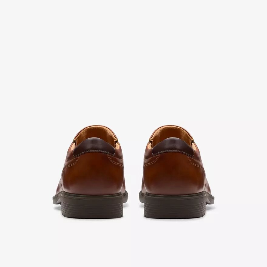 Chaussures pour homme Eldredge Step en cuir brun foncé Chaussures pour homme Eldredge Step en cuir brun foncé