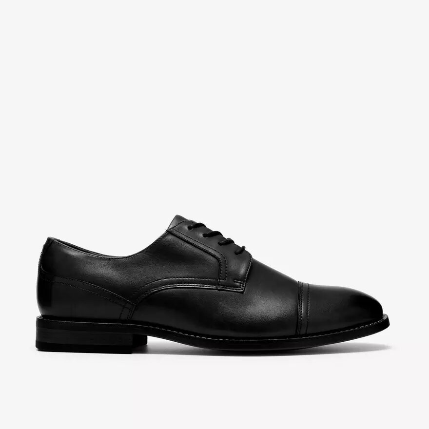 Chaussures Richelieu Bowburn Cap en cuir noir pour homme Chaussures Richelieu Bowburn Cap en cuir noir pour homme