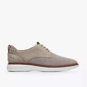 Chaussures Richelieu Brantin pour homme, en tricot gris uni