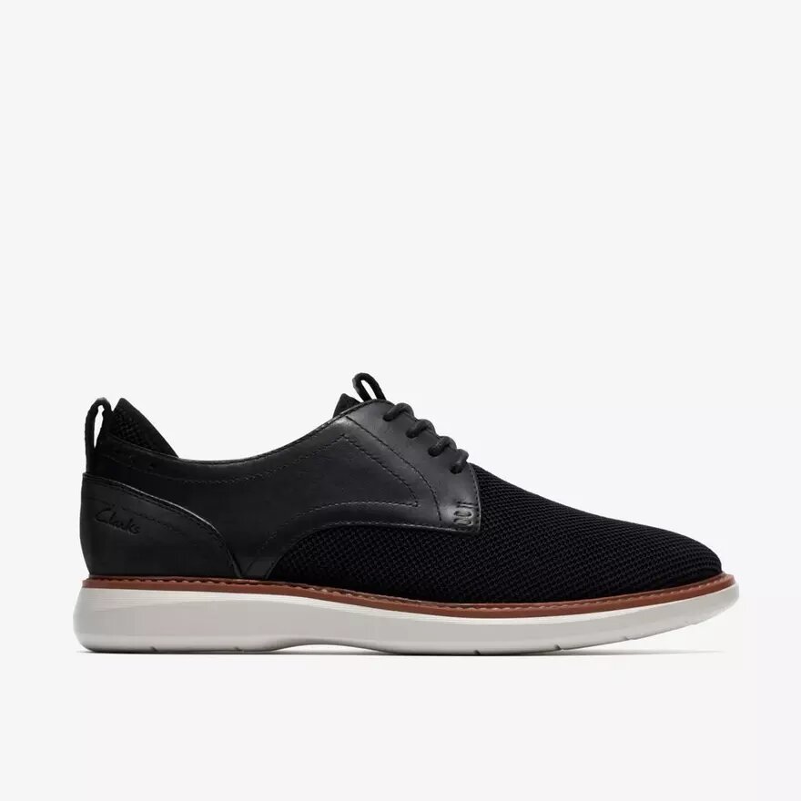 Chaussures Richelieu Brantin pour homme, en tricot noir uni Chaussures Richelieu Brantin pour homme, en tricot noir uni