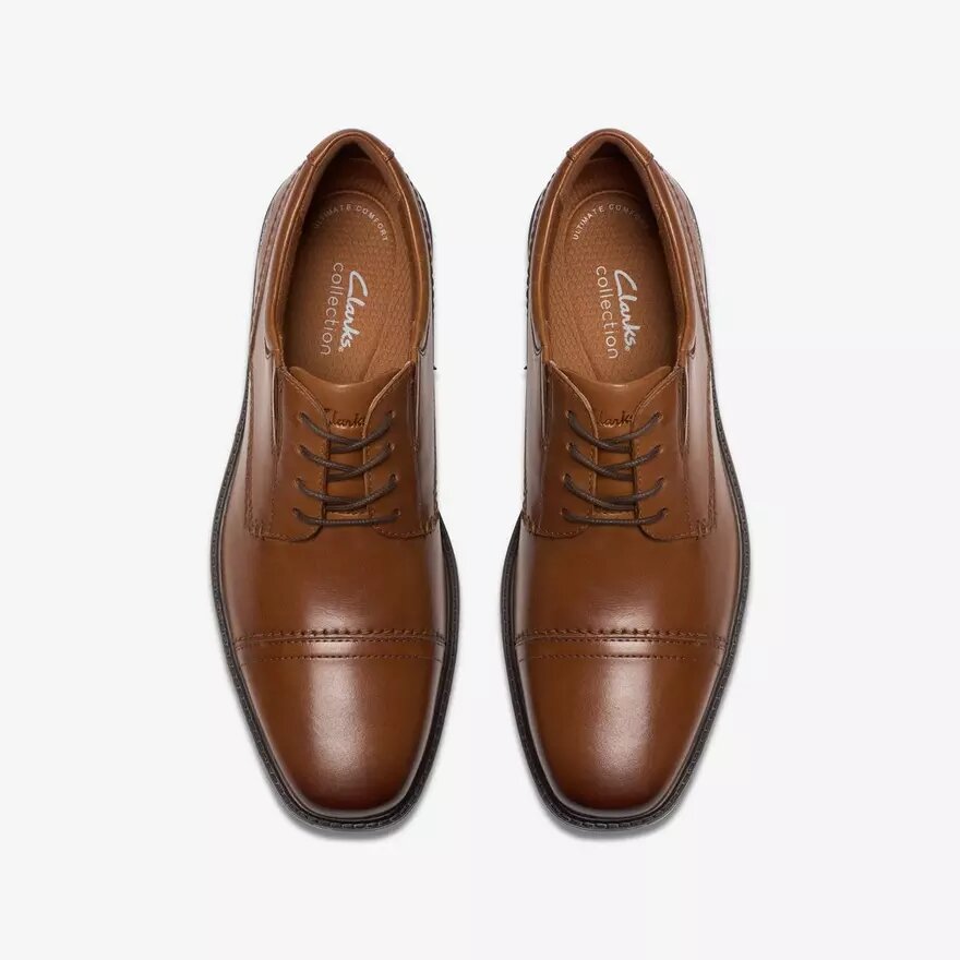Chaussures Richelieu Dresslite Cap en cuir beige pour homme Chaussures Richelieu Dresslite Cap en cuir beige pour homme