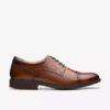Chaussures Richelieu Eldredge Cap en cuir beige foncé pour homme | Clark’s Chaussures Richelieu Eldredge Cap en cuir beige foncé pour homme | Clark’s