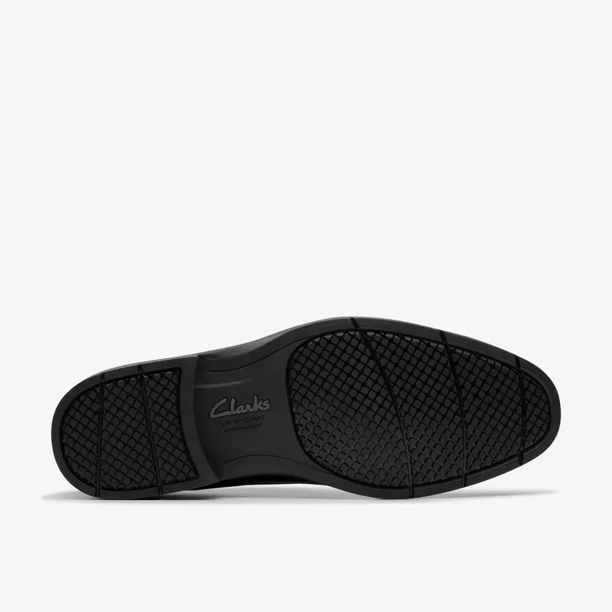 Chaussures Richelieu Eldredge pour homme en cuir noir uni | Clark’s Chaussures Richelieu Eldredge pour homme en cuir noir uni | Clark’s