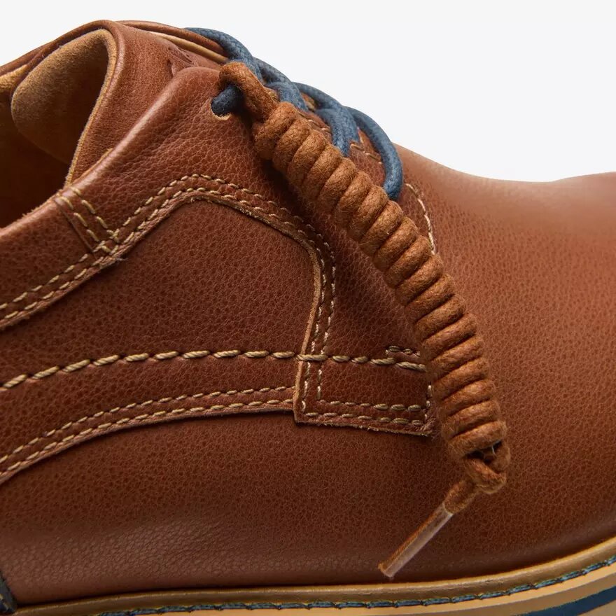 Chaussures Richelieu Monahan en cuir beige uni pour homme | Clark’s Chaussures Richelieu Monahan en cuir beige uni pour homme | Clark’s