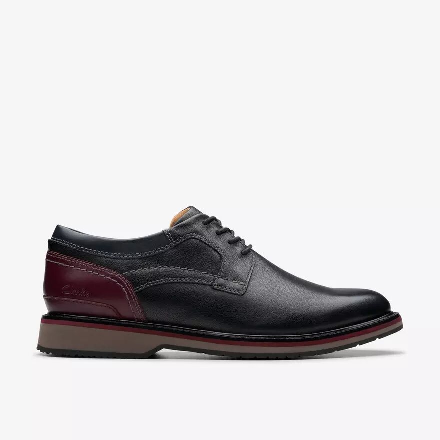 Chaussures Richelieu Monahan en cuir noir uni pour homme | Clark’s Chaussures Richelieu Monahan en cuir noir uni pour homme | Clark’s