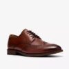 Chaussures Richelieu pour homme Bowburn Tip en cuir beige Chaussures Richelieu pour homme Bowburn Tip en cuir beige