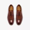 Chaussures Richelieu pour homme Bowburn Tip en cuir beige Chaussures Richelieu pour homme Bowburn Tip en cuir beige