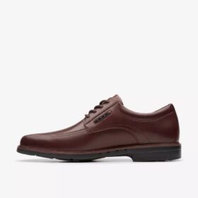 Chaussures Richelieu pour homme Un Kendric Way en cuir acajou | Clark&rsquo;s
