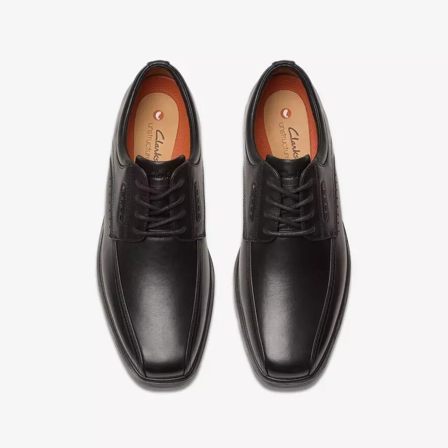 Chaussures Richelieus en cuir noir Un Kendric Way pour homme | Clark’s Chaussures Richelieus en cuir noir Un Kendric Way pour homme | Clark’s