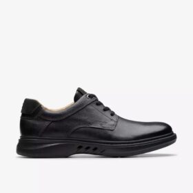 Chaussures Richelieus Un Briley Pace en cuir noir pour homme | Clark&rsquo;s