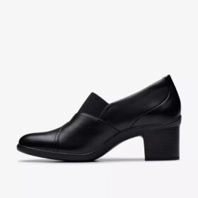Chaussures à talons Shaya Tess en cuir noir pour femme