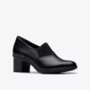 Chaussures à talons Shaya Tess en cuir noir pour femme Chaussures à talons Shaya Tess en cuir noir pour femme