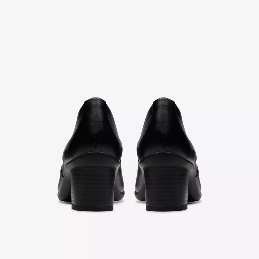 Chaussures à talons Shaya Tess en cuir noir pour femme Chaussures à talons Shaya Tess en cuir noir pour femme