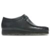 Chaussures Wallabee™ en cuir noir pour homme