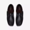 Chaussures Wallabee™ en cuir noir pour homme