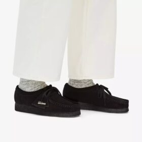 Chaussures Wallabee™ en daim noir pour femme