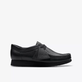 Chaussures Wallabee™ pour enfants plus grands en cuir noir