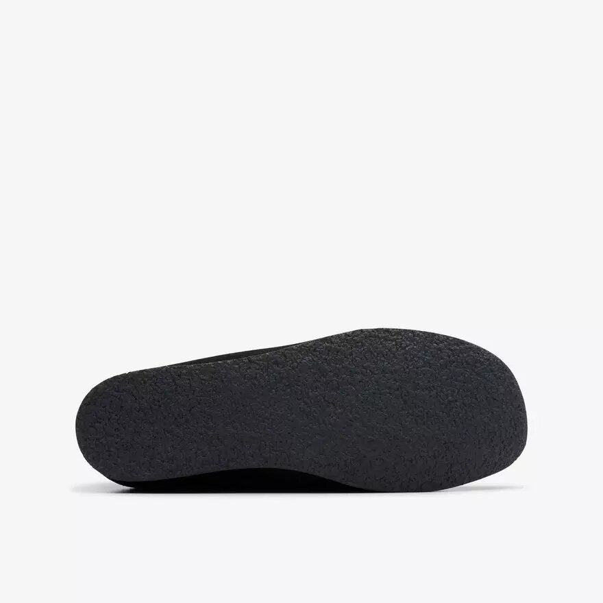 Chaussures Wallabee pour enfants plus grands en daim noir Chaussures Wallabee pour enfants plus grands en daim noir