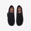 Chaussures Wallabee pour enfants plus grands en daim noir Chaussures Wallabee pour enfants plus grands en daim noir