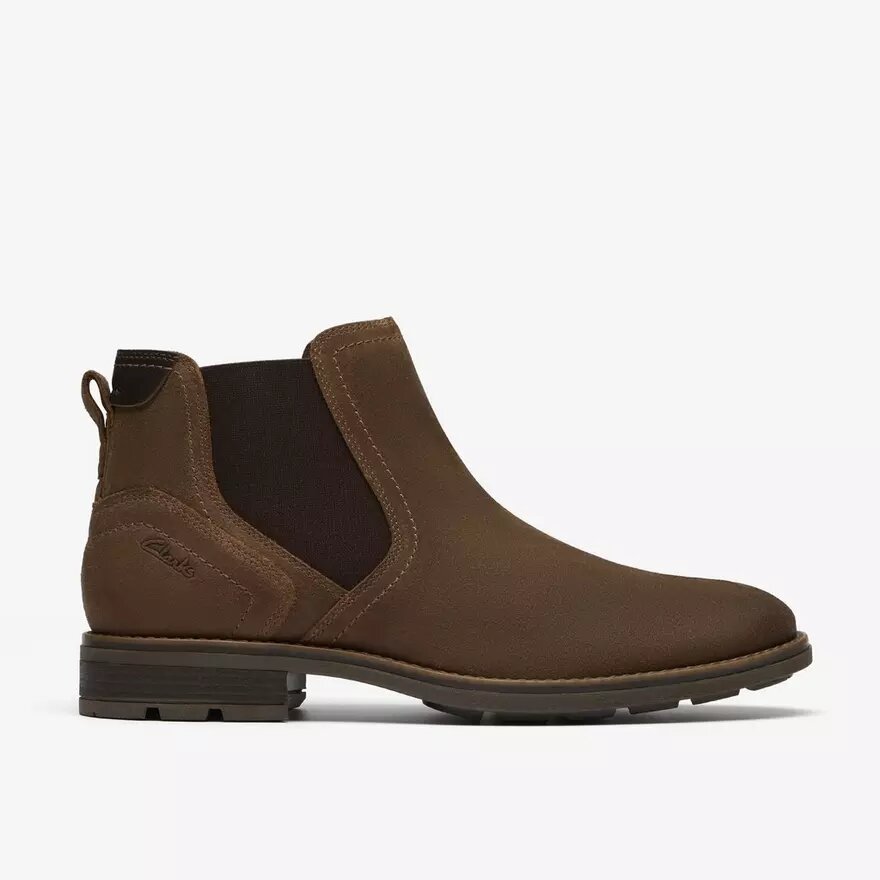 Chelsea boots Emmet Easy Cola en daim pour homme Chelsea boots Emmet Easy Cola en daim pour homme