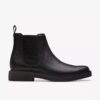Clarkdale Easy Chelsea boots en cuir noir pour homme Clarkdale Easy Chelsea boots en cuir noir pour homme