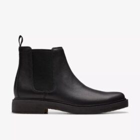 Clarkdale Easy Chelsea boots en cuir noir pour homme