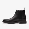 Clarkdale Easy Chelsea boots en cuir noir pour homme Clarkdale Easy Chelsea boots en cuir noir pour homme