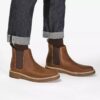 Clarkdale Easy Chelsea boots in leather with wax coating for men Clarkdale Easy Chelsea boots in leather with wax coating for men