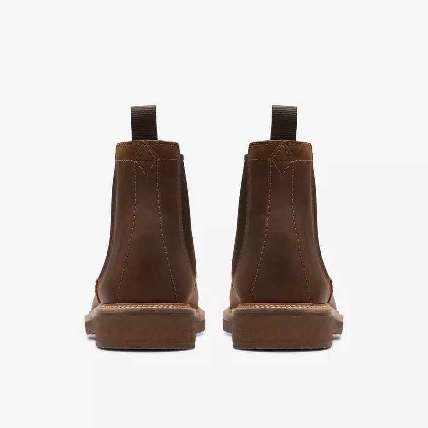 Clarkdale Easy Chelsea boots in leather with wax coating for men Clarkdale Easy Chelsea boots in leather with wax coating for men