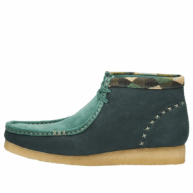 Clarks x END. Bottines Wallabee « Artisan Craft – Vert » 26172494
