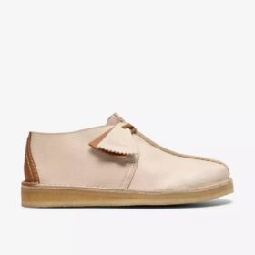 Desert Trek pour homme en cuir combiné blanc Desert Trek