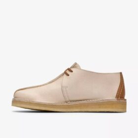 Desert Trek pour homme en cuir combiné blanc Desert Trek