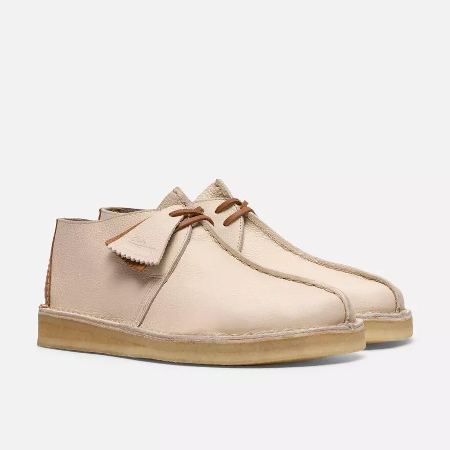 Desert Trek pour homme en cuir combiné blanc Desert Trek Desert Trek pour homme en cuir combiné blanc Desert Trek