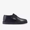 Desert Trek pour homme en cuir lisse noir Desert Trek pour homme en cuir lisse noir