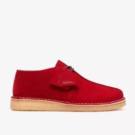 Desert Trek pour homme en daim rouge
