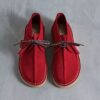 Desert Trek pour homme en daim rouge