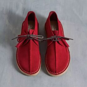 Desert Trek pour homme en daim rouge