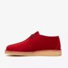 Desert Trek pour homme en daim rouge