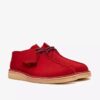 Desert Trek pour homme en daim rouge