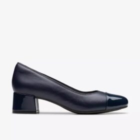 Escarpins Iridessa May en cuir bleu marine pour femme