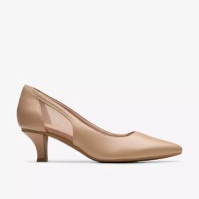 Escarpins Kepley Cora en cuir beige chaud pour femme