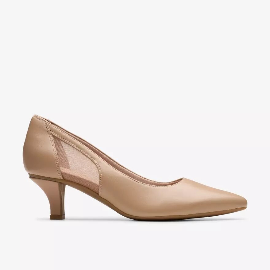 Escarpins Kepley Cora en cuir beige chaud pour femme Escarpins Kepley Cora en cuir beige chaud pour femme
