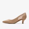 Escarpins Kepley Cora en cuir beige chaud pour femme Escarpins Kepley Cora en cuir beige chaud pour femme